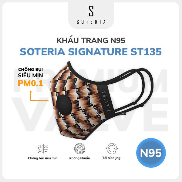 Khẩu trang thời trang Soteria Signature ST135 - N95 lọc 99% bụi mịn 0.1 micro