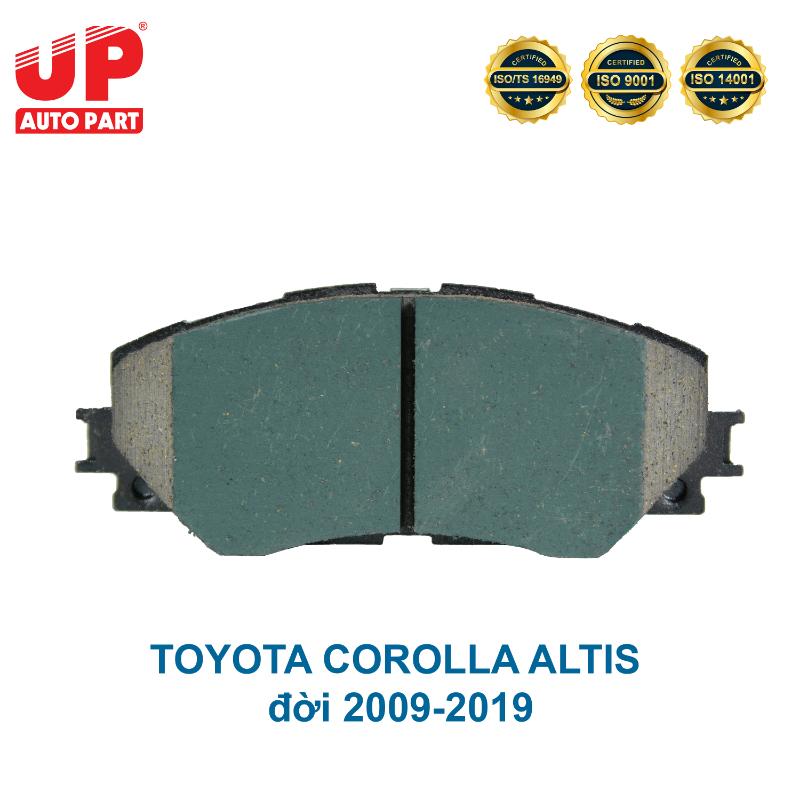 Má phanh bố thắng đĩa trước TOYOTA COROLLA ALTIS đời 2009-2019