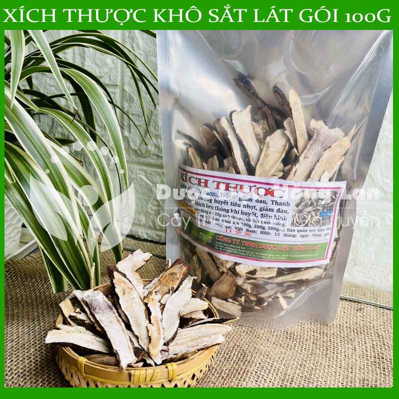 100g Xích thược vị thuốc bắc khô sạch