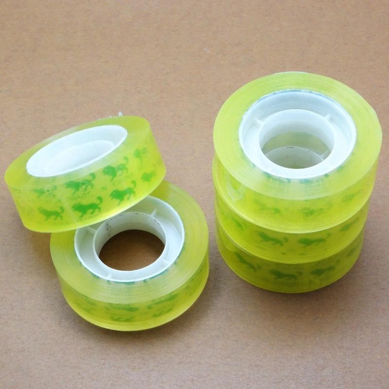 10 PCS Clear Duct Tape/ Stationery / Office Supplies, Length 30 meters, Width 12 mm, Available 【lyfs】