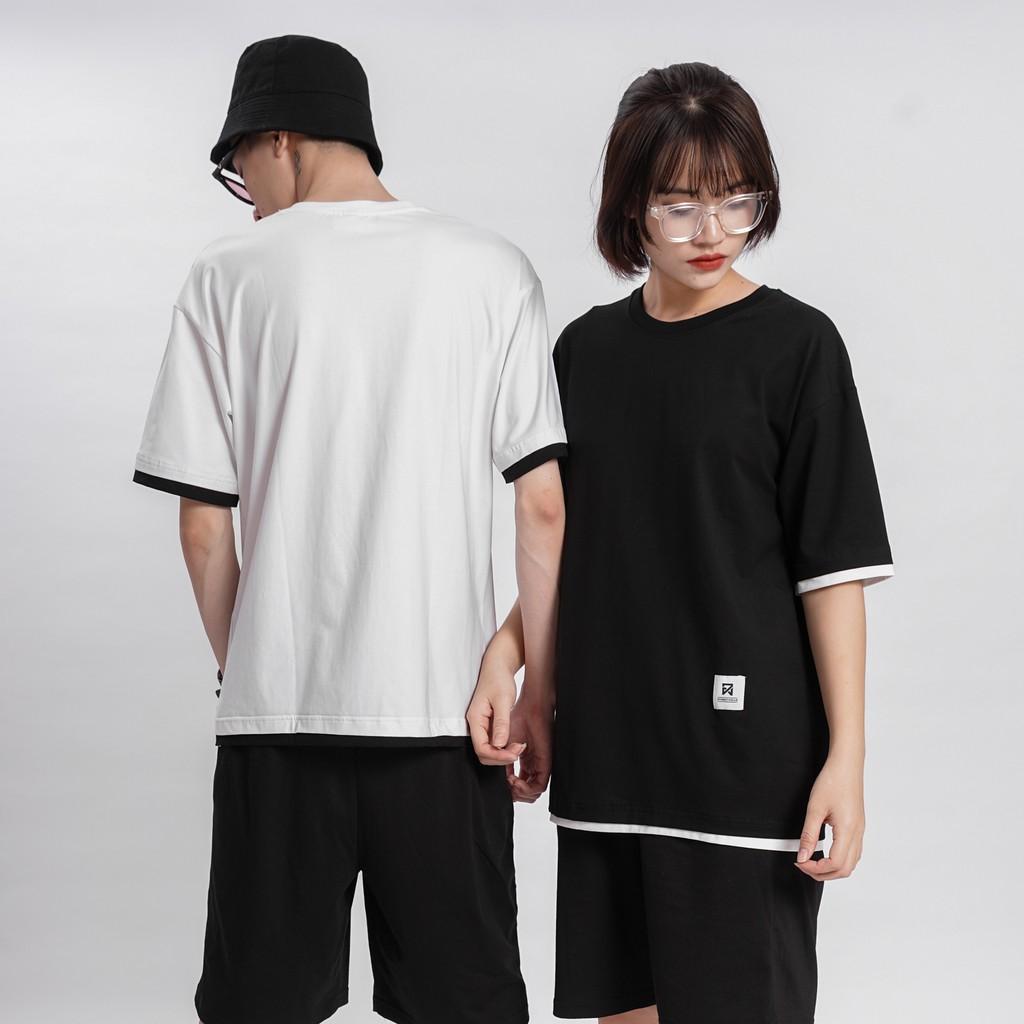 Áo thun trơn PHỐI GẤU Unisex N7 Basic Tee mùa hè Nam Nữ tay lỡ Oversize form rộng đường phố phong cách Hàn Quốc