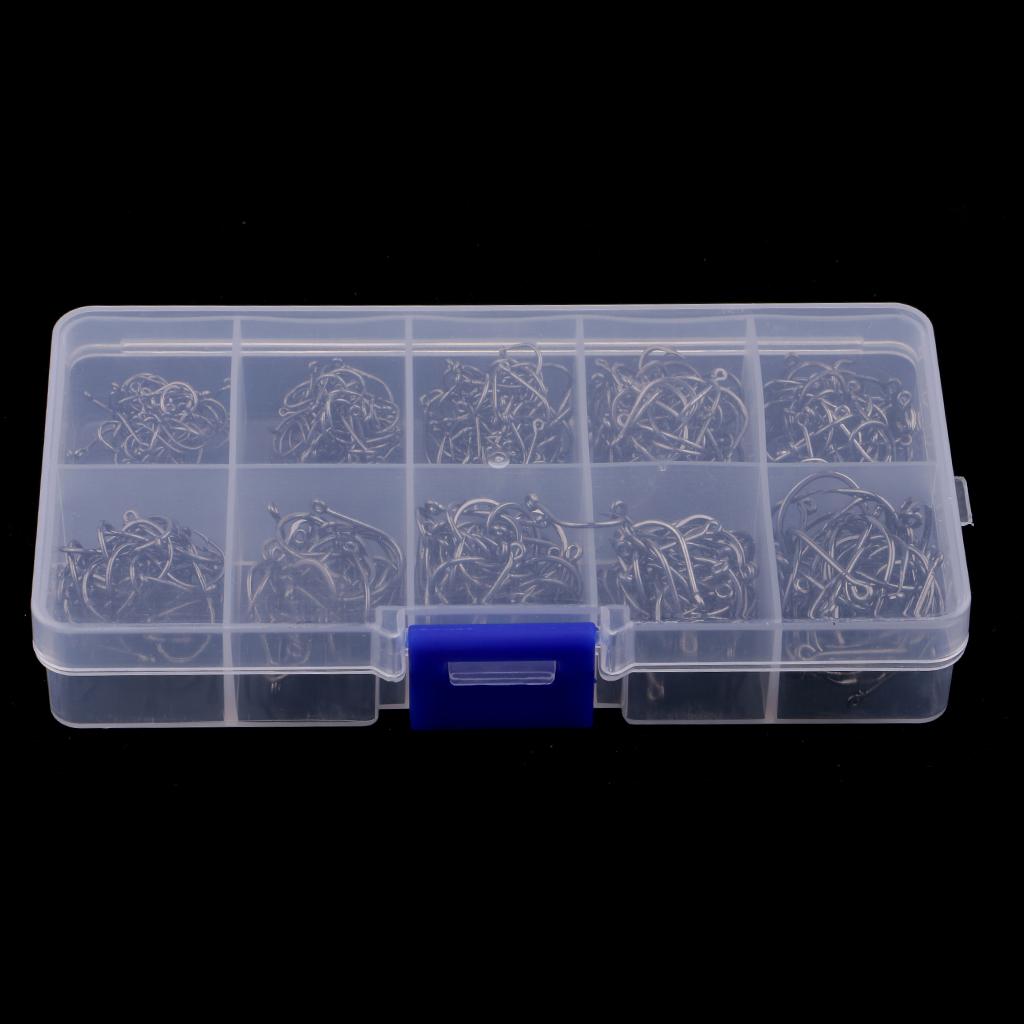 500pcs High Carbon Steel Octopus Circle Hooks Saltwater Sea Fishing Hook