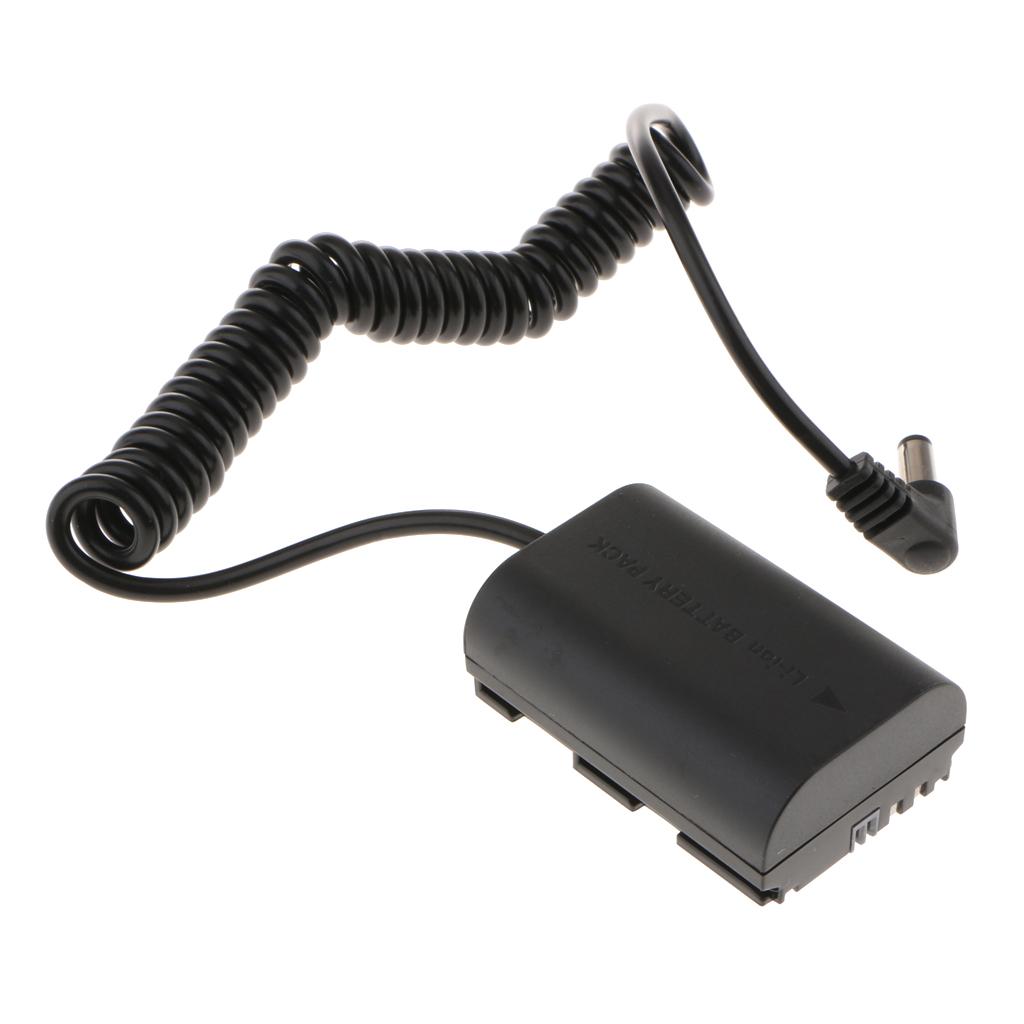 DR E6 DC Coupler Dummy Battery Power Supply for DSLR Cameras