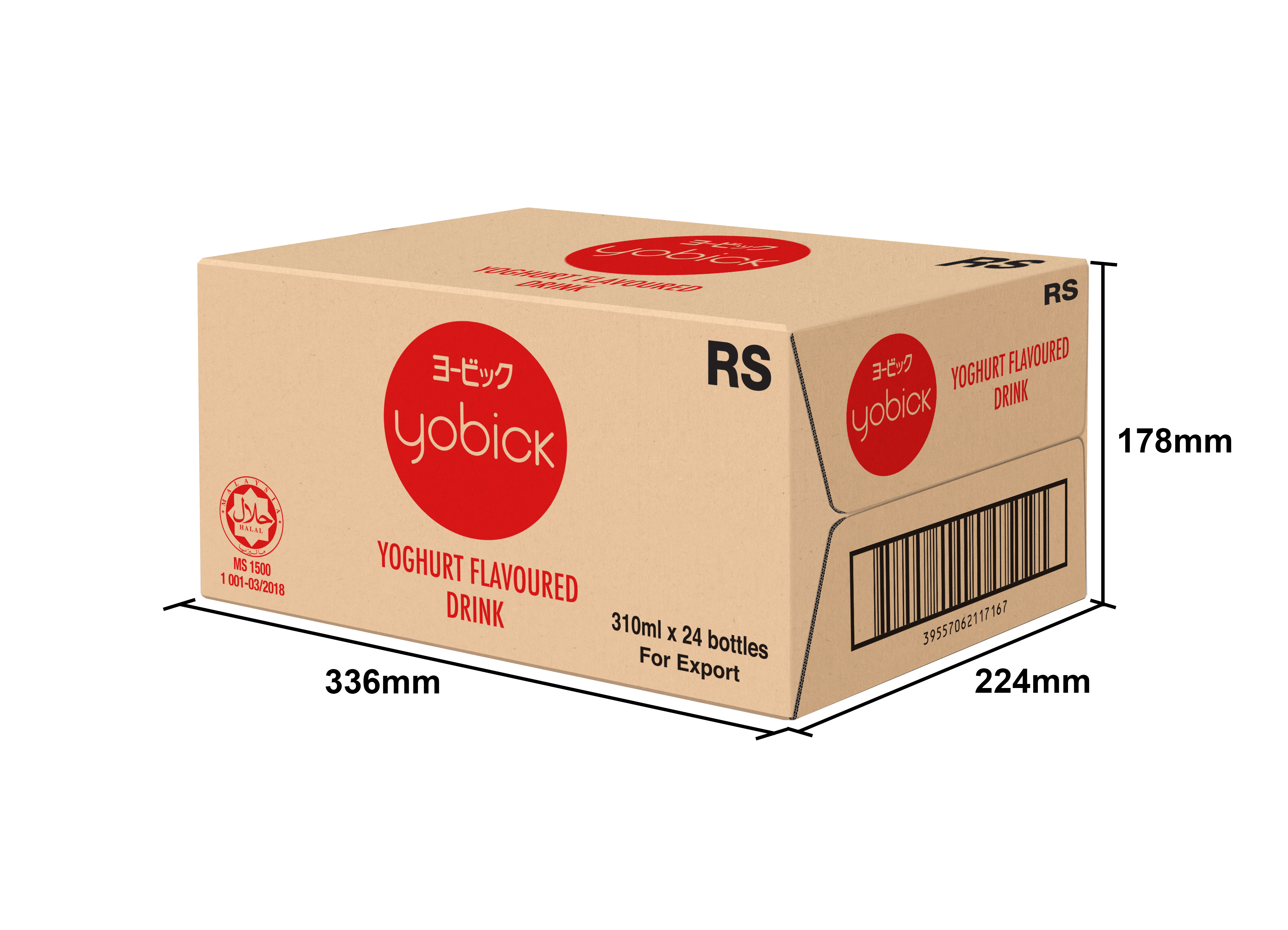 Thùng 24 Chai Sữa Chua Uống Yobick Thương Hiệu Nhật Bản - 24 Chai x 310ml