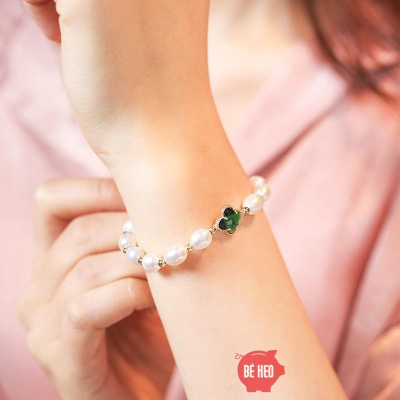 Lắc tay cỏ 4 lá nữ - Trang sức Bé Heo BHLT165