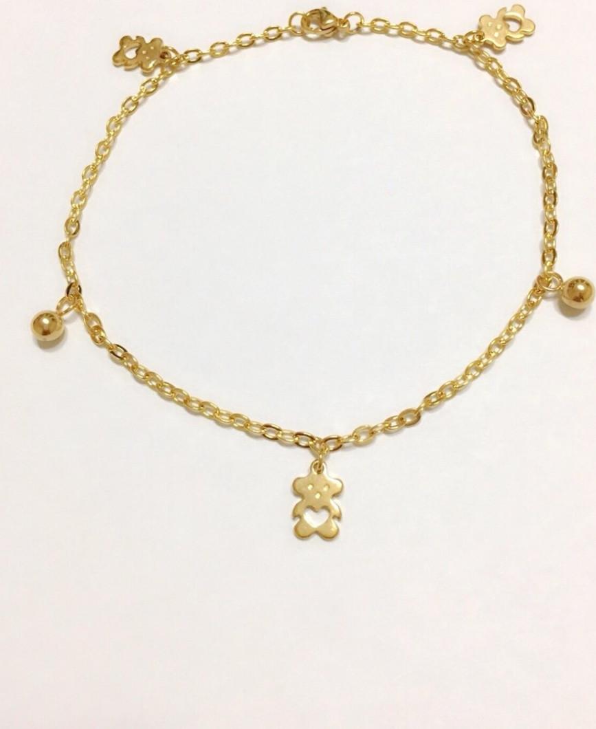 Lắc chân nữ EK 061 dát vàng 18k