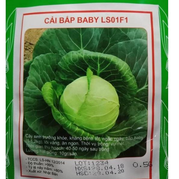Hạt giống bắp cải xanh baby F1 KNS313 - Gói 30 hạt
