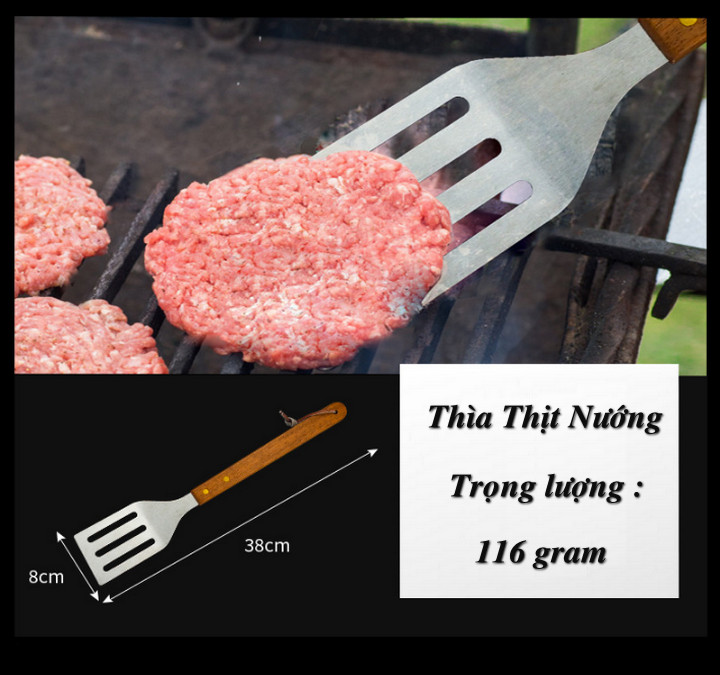 Bộ Dụng Cụ Nướng Thịt BBQ ToolBox 19 Món - Home and Garden