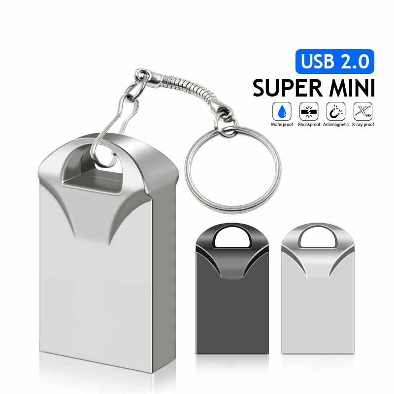 Ổ đĩa flash USB Tốc độ cao 2.0 Mini Flash Pendrive 128GB 64GB 32GB 16GB 8GB CLE USB 2.0 DRIT PEN DRIVE 64GB 128GB miễn phí vận chuyển