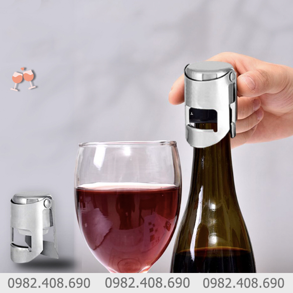 Nắp đậy chai rượu Champagne inox