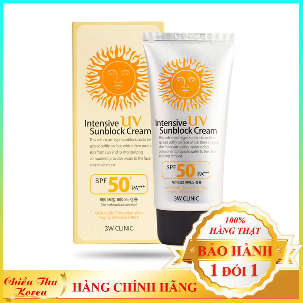 Kem Chống Nắng Chuyên Sâu 3W Clinic (70 ml)