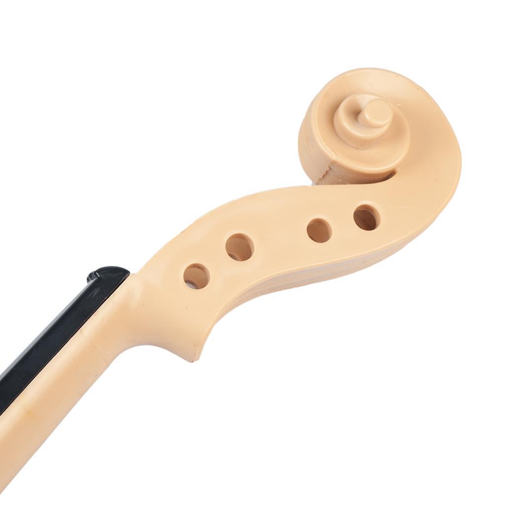4/4 Polished Wood Violin Scroll Headstock Neck Material DIY Musical Instrument