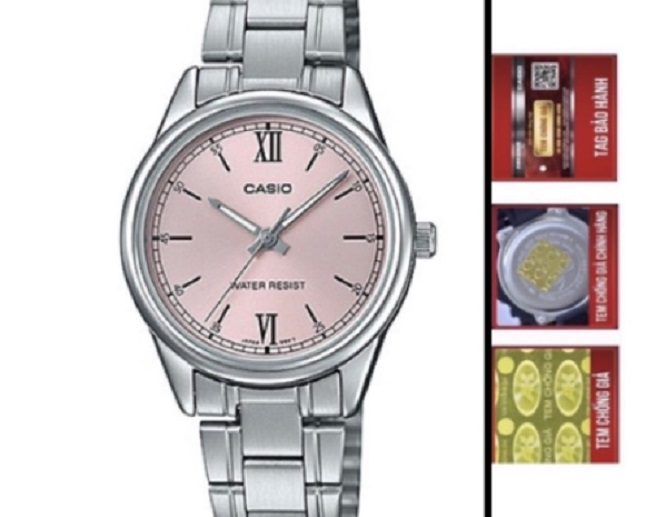 Đồng hồ Casio nữ dây thép LTP-V005D-4B2UDF