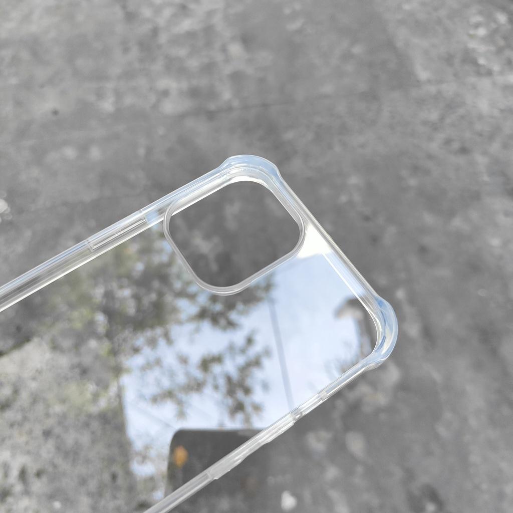 Ốp lưng ip 12 ip 12 pro 12 pro max chống sốc clear color ver 3 trong suốt không ố vàng bảo vệ camera huỳnh tân store