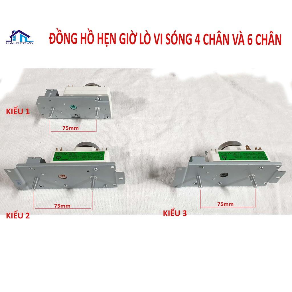 Đồng hồ hẹn giờ lò vi sóng cơ loại 4 chân và 6 chân