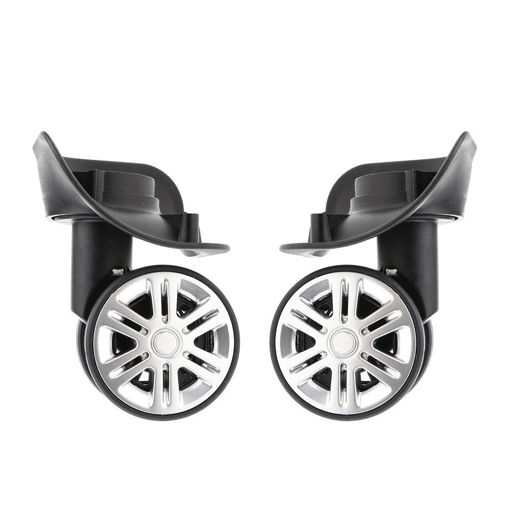 4 Pieces A58# Suitcase Luggage Wheels Replacement Swivel Mute Casters for