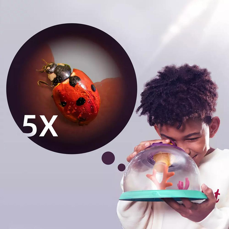 Xiaomi Youpin Đồ chơi trẻ em đa chức năng Xô quan sát Công cụ giáo dục Độ phóng đại 5x Kính hiển vi thu nhỏ Cho quà tặng cậu bé