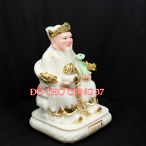 TƯỢNG THẦN TÀI THỔ ĐỊA MÀU TRẮNG