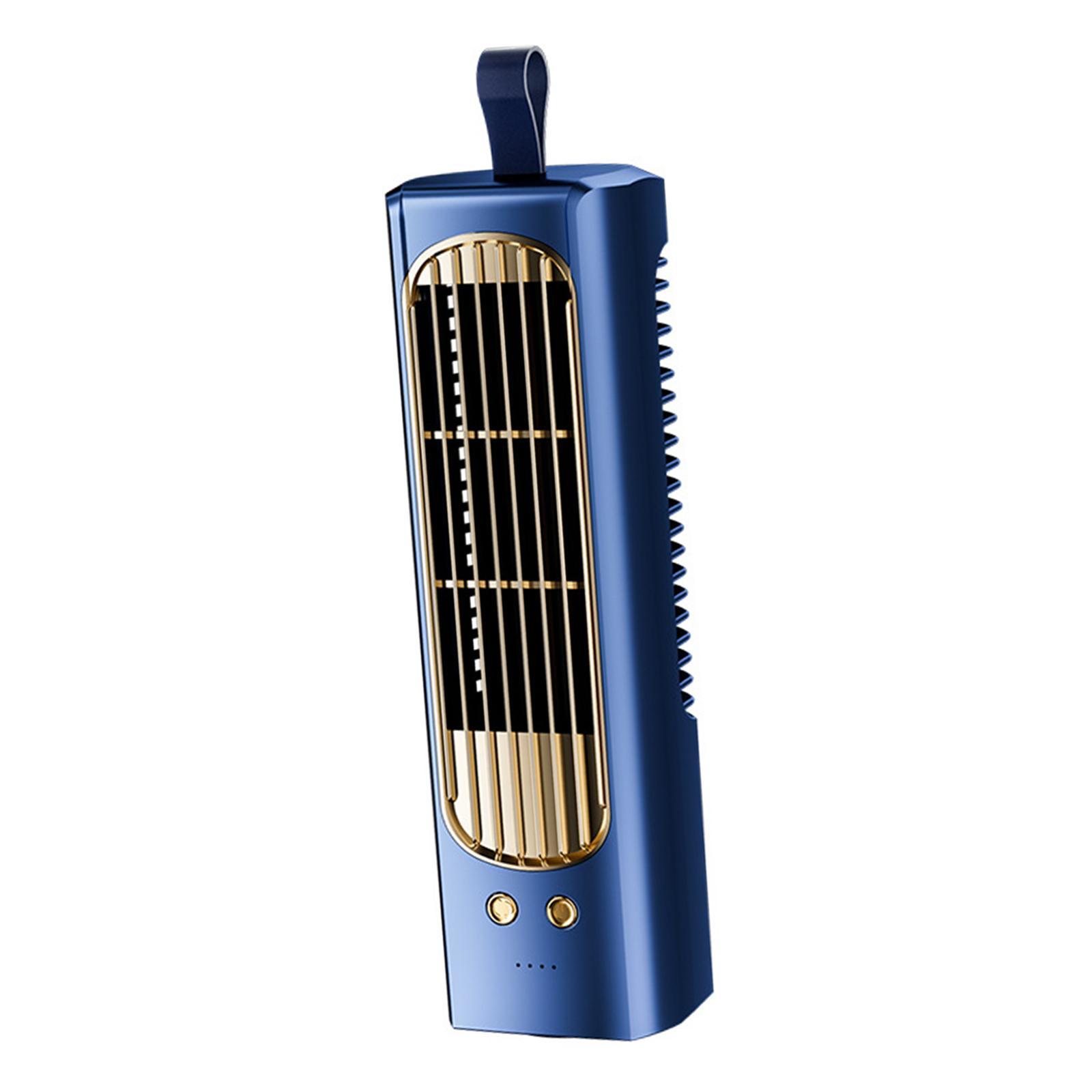 Desk Fan Personal Fan Portable Fan USB Rechargeable 3 Speeds Air Cooling Fan Bladeless Table Fan for Home Office Desktop