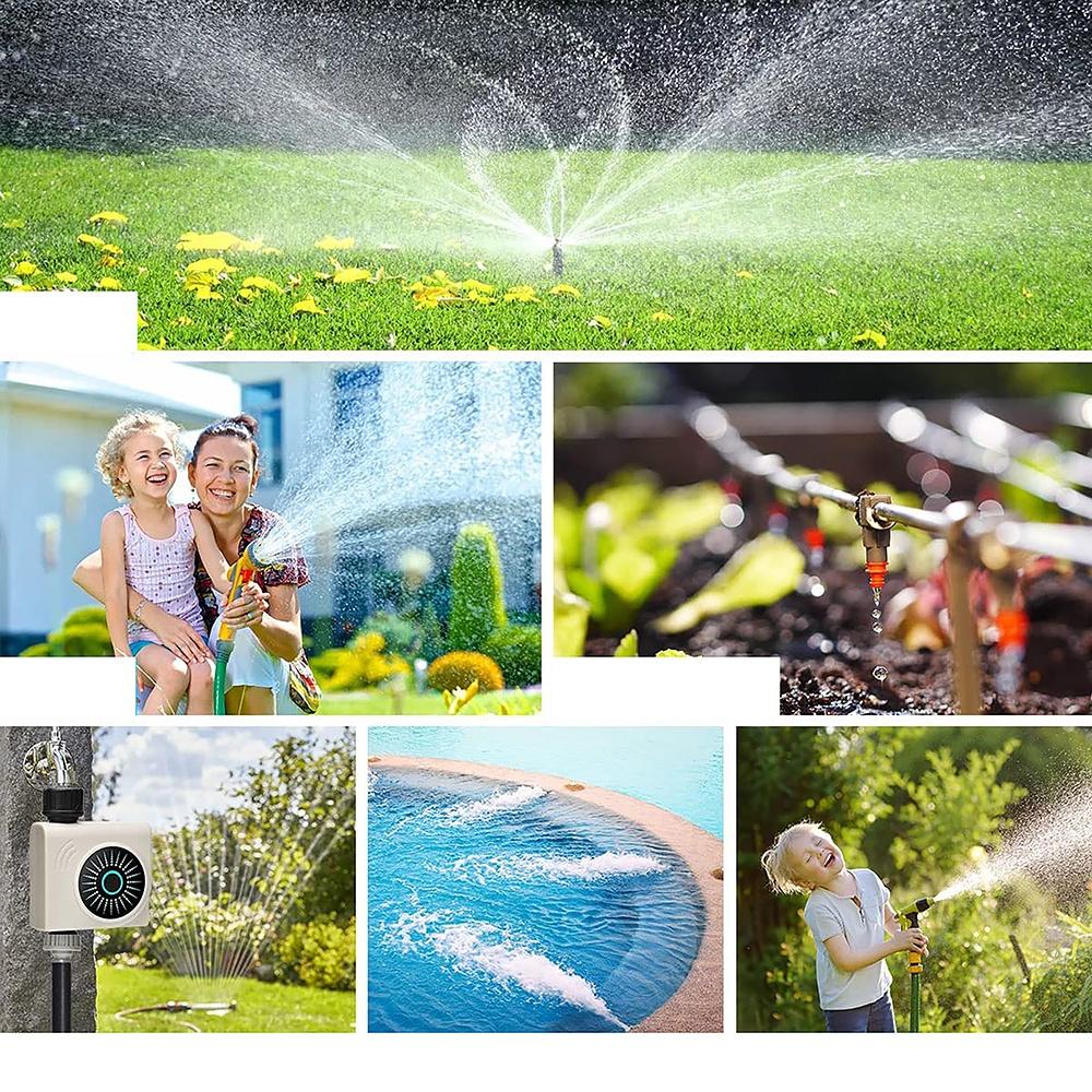Bộ hẹn giờ tưới cây tự động HCT-611 dành cho người bận rộn. Điều khiển tưới qua Wifi Bluetooth.Dễ cài đặt - Bền 5-7 năm - Bảo hành 1 năm