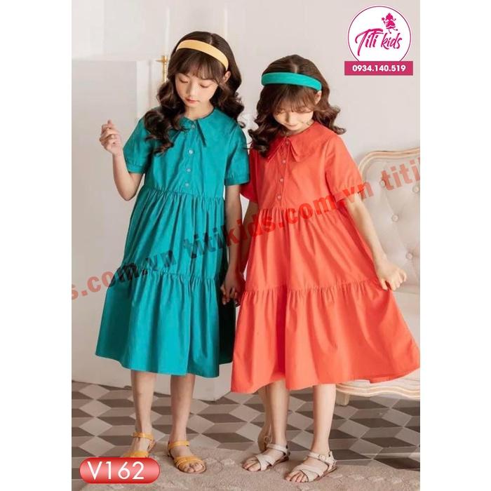 Váy Cho Bé Gái TiTiKids Váy Suông Tay Lửng V162