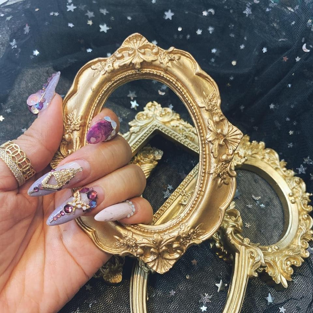 Khung Chụp Hình Nail, Phụ Kiện Tạo Các Bức Ảnh Móng Ấn Tượng, Màu Sắc Cổ Điển Và Sang Trọng, Kích Thước Nhỏ Gọn Dễ Sử Dụng, Độ Bền Cao