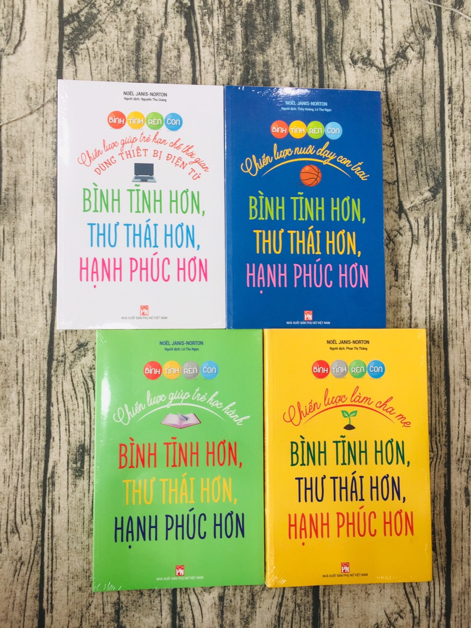 Combo 4 cuốn: Bình tĩnh rèn con - Bình tĩnh hơn, thư thái hơn, hạnh phúc hơn