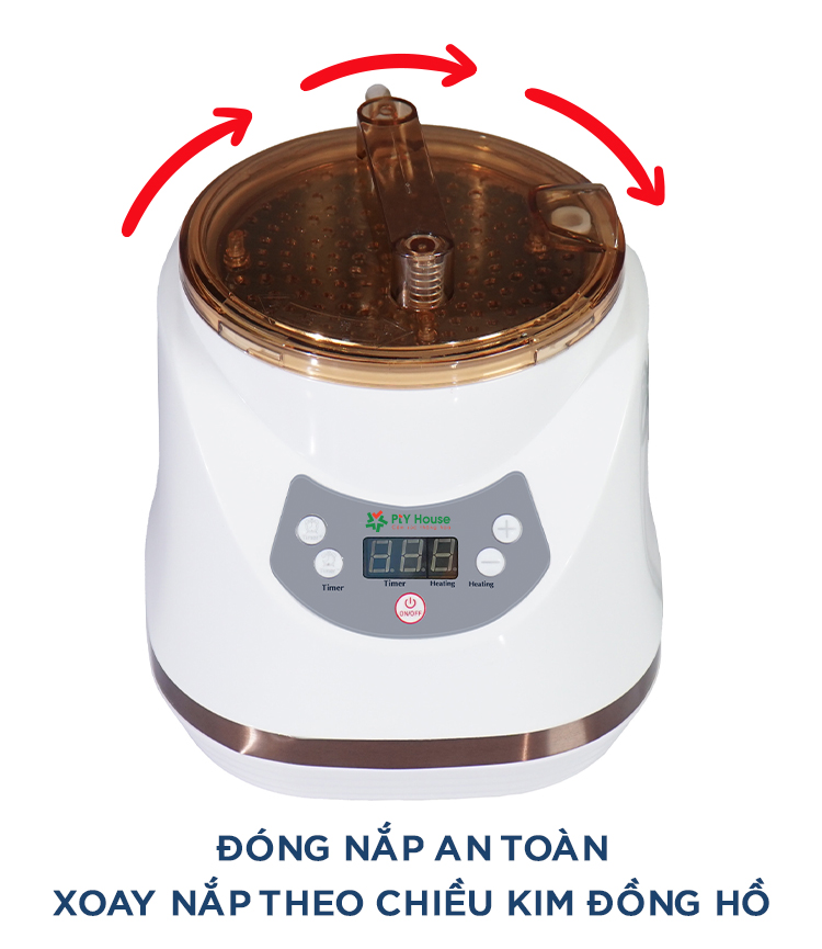 Nồi Xông Hơi 2.8L Khử Trùng Toàn Thân Cao Cấp - Z1000 - Thiết kế Sang Trọng Độ Bền Cao Chống Cháy Nổ - Remote Điều Khiển Thông Minh - Sử Dụng Cho Cả Gia Đình - Hàng Tốt