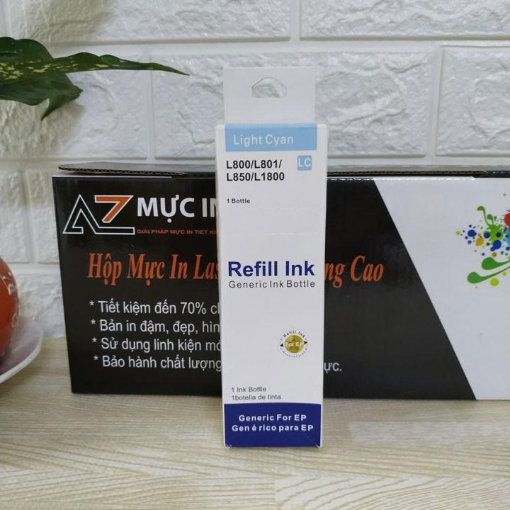 Mực in phun màu 100ml cho máy in phun Epson L310, L360, L805, T60, L800, L120, L1300, L1800... Chất lượng