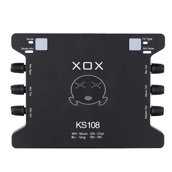 Micro thu âm cao cấp Max 79 - Soundcard XOX KS108, hát karaoke, livestream fb, tiktok -  sự kết hợp hoàn hảo