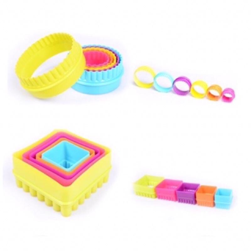 Cutter nhựa các hình / Bộ khuôn cắt bánh