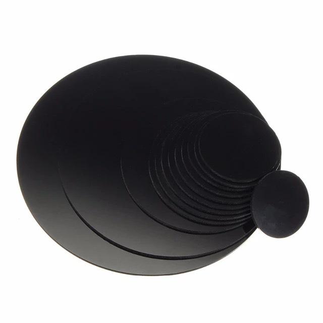 Tấm Mica tròn 8cm - dày 3mm - nhiều màu sắc