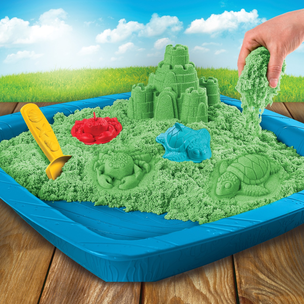 Đồ Chơi KINETIC SAND Bộ Cát, Dụng Cụ Và Khay Chơi Cát 6024397