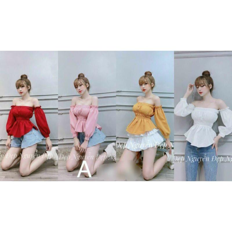 ÁO PEPLUM BẸT VAI