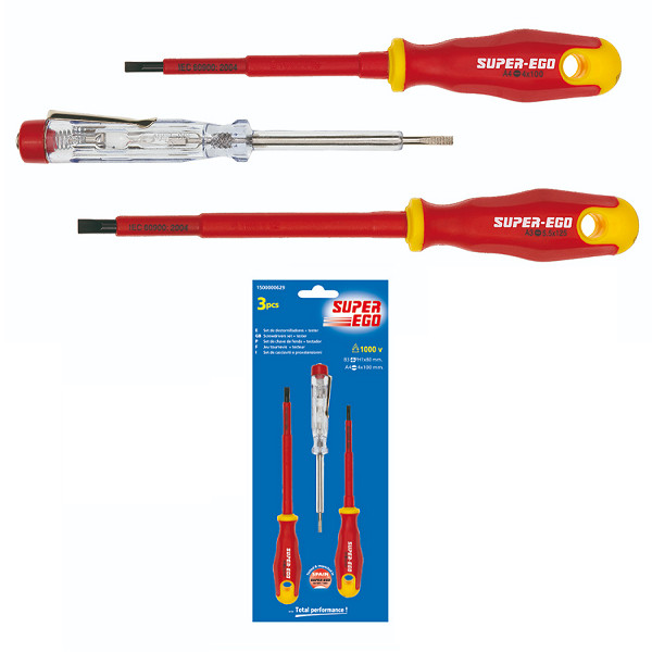 Bộ vít điện 1000V + bút thử điện 1500000629