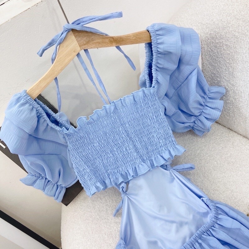 ĐẦM MAXI ĐUÔI CÁ KHOÉT EO - HẬU NGUYỄN STORE
