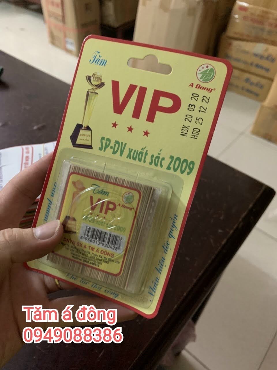 Vỉ 5 gói tăm vip 