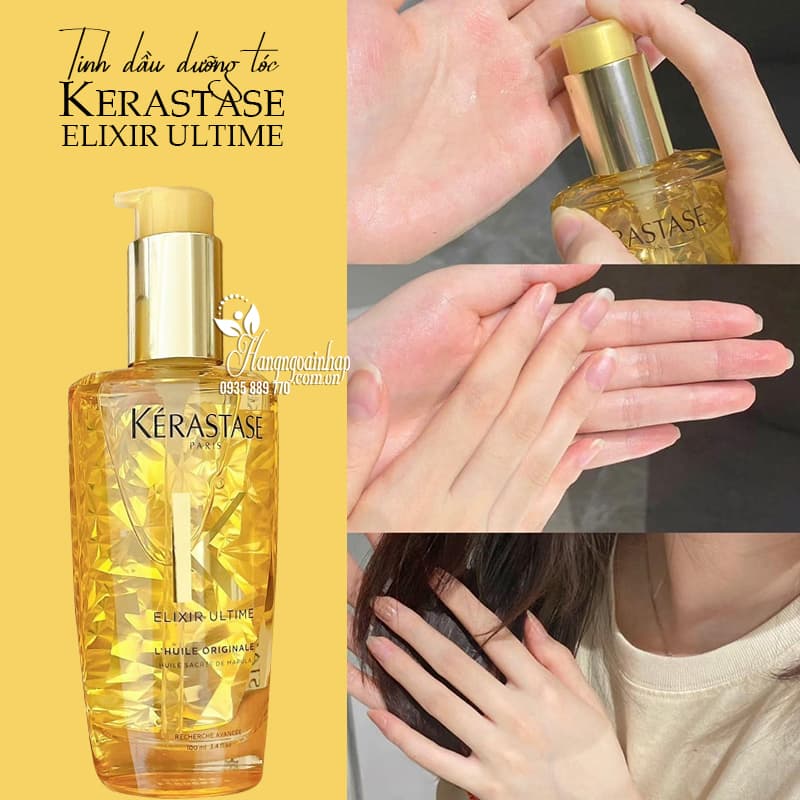 DẦU DƯỠNG TÓC KERASTASE K ELIXIR ULTIME L'HUILE ORIGINALE VERSATILE BEAUTIFYING OIL 100ML