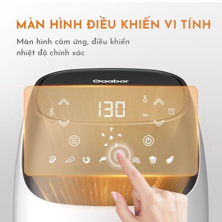 Nồi chiên không dầu điện tử GAABOR GA-E6A dung tích 6L công suất mạnh 1500W - Hàng chính hãng