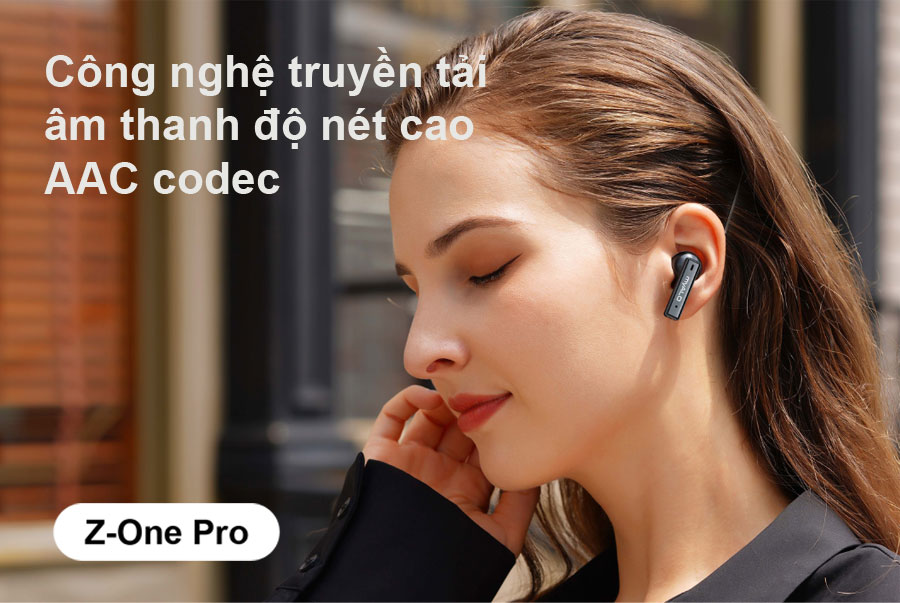 Tai nghe không dây myALO Z-One Pro: tai nghe Bluetooth 5.3; chống nước; pin 40H; điều khiển cảm ứng, thiết kế công thái học, vỏ hợp kim đúc nguyên khối