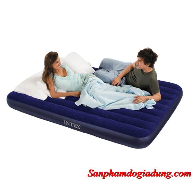Đệm bơm hơi 152x203x22 68759 tặng kèm bơm máy