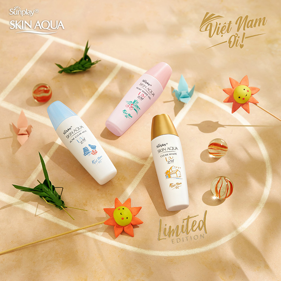 Sữa chống nắng dưỡng da ngừa mụn Sunplay Skin Aqua Acne Clear Milk Limited Edition SPF 50+, PA++++ (25g)