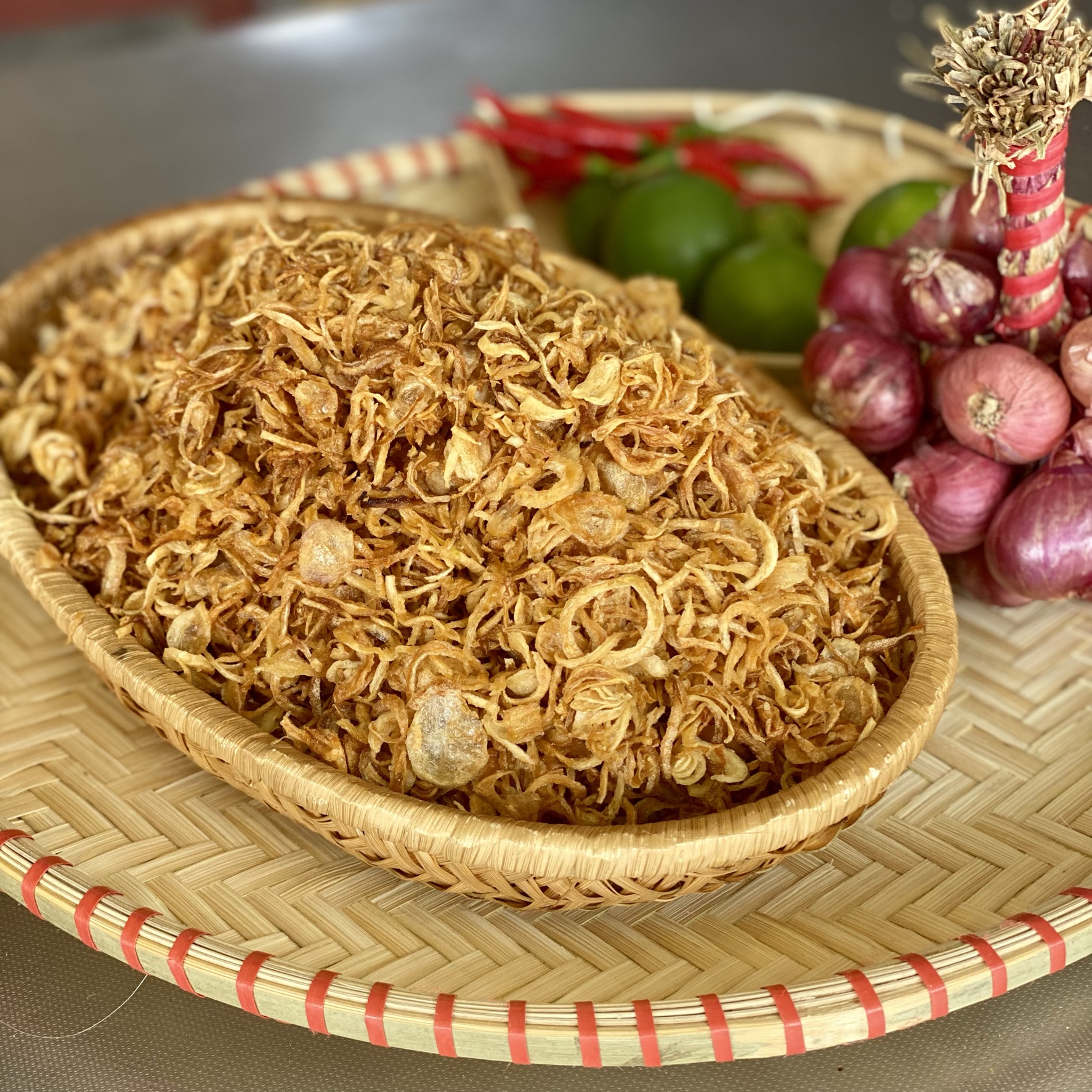 Hành Phi Sạch Ông Bốn - Thơm, Giòn, Nguyên Chất 100% (100g)