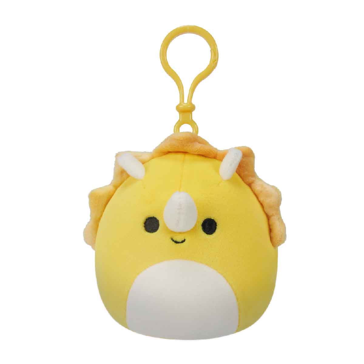 Đồ Chơi Móc Khoá 3.5 Inch Lancaster - Yellow Triceratops SQUISHMALLOWS SQCP00216
