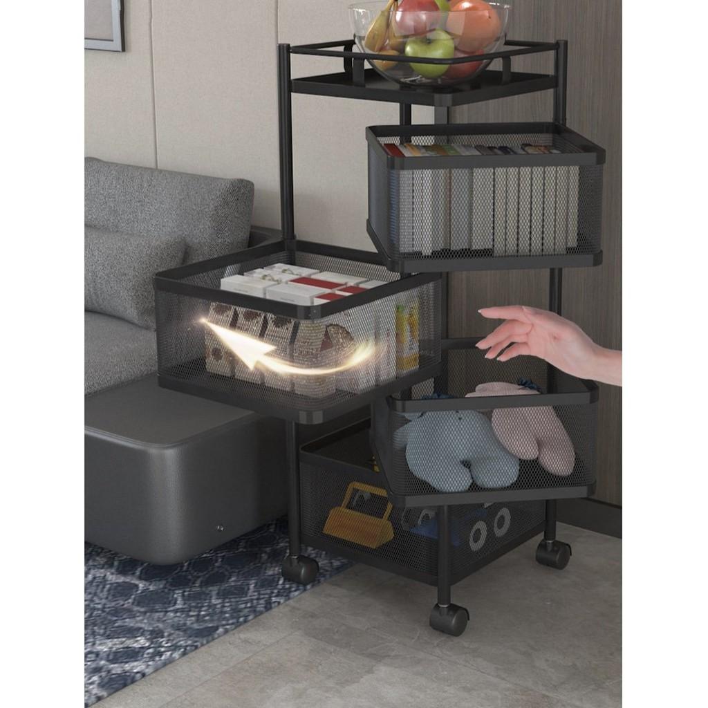 Kệ bánh xe di chuyển 4 tầng có thể xoay Magical Space - AsiaMart