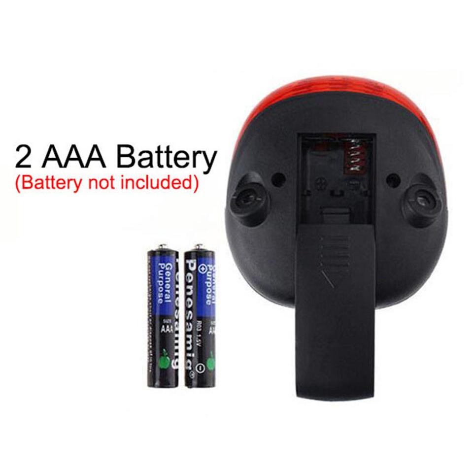 Đèn LED chiếu hậu cảnh báo an toàn dành cho xe đạp