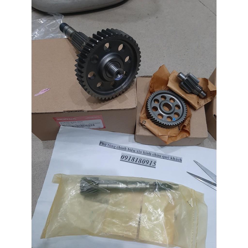 bộ láp bộ bánh răng chuyển động bánh răng hộp số honda ab 125 2012-2018 air blade 125 2012-2018 honda
