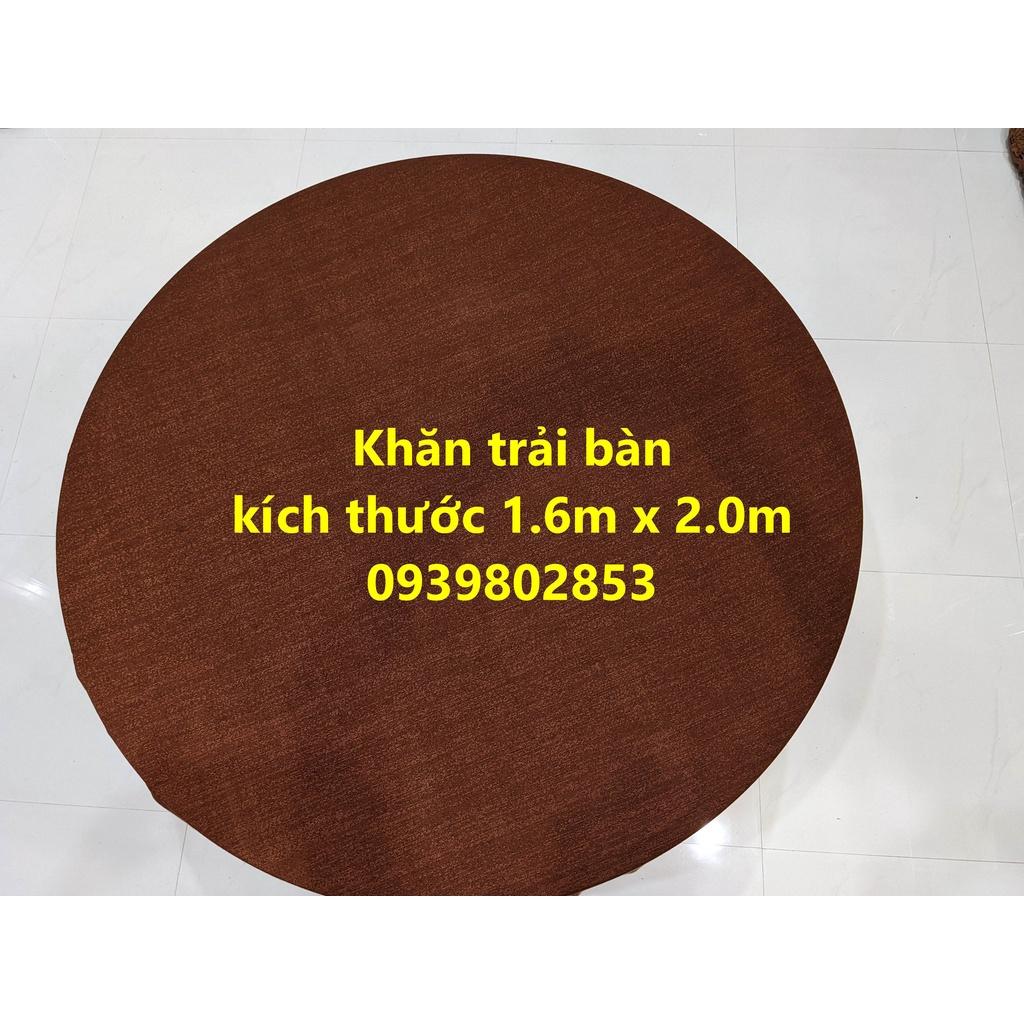 Khăn trải mặt bàn tròn, khăn trải bàn inox