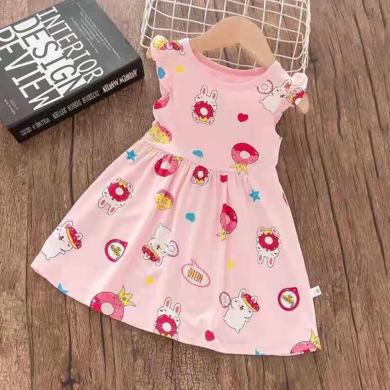 Váy , đầm xuất hàn bé gái 10-25kg_Hàng QCCC chất cotton lạnh mềm_mịn_co_giãn 4c