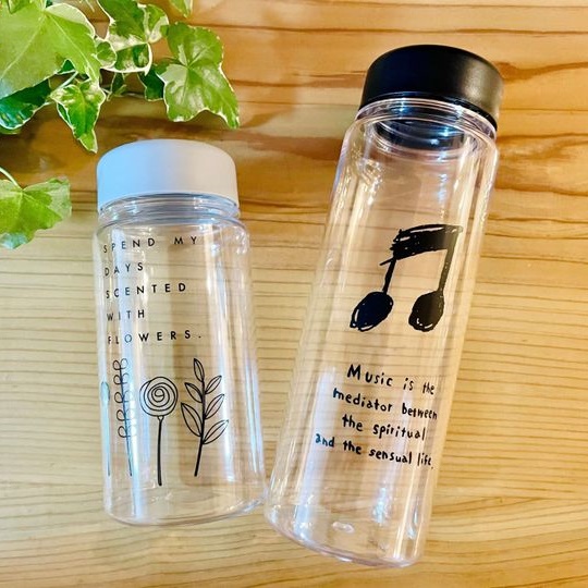 Bình nước tritan Music 500ml